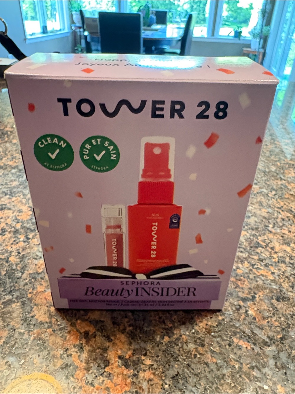 Sephora Beauty Insider Tower 28 SOS Facial Spray & Sheer Lip Gloss